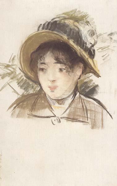 Edouard Manet Jeune fille en chapeau d'ete (mk40)